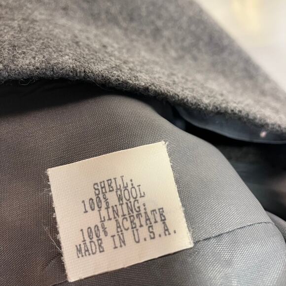 Vintage 80's Clifford &‎ Wills Wool Zip up Grey Jacket Womens 8 Classic - Picture 11 of 13